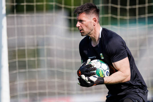 Varbergs målvakt Stojan Lukic