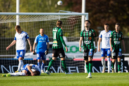 Varbergs Ismet Lushaku deppar