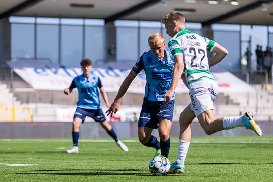 Landskronas Johan Rapp och Västerås SKs Patric Åslund