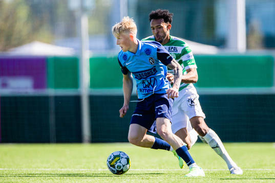 Landskronas Melker Widell och Västerås SKs Alex Douglas