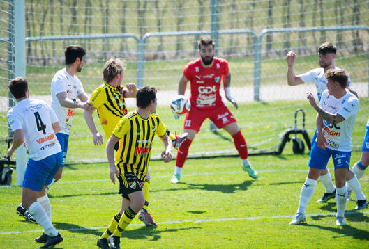 IFK Hässleholms Robin Strömberg nära göra 2-0 i matchen