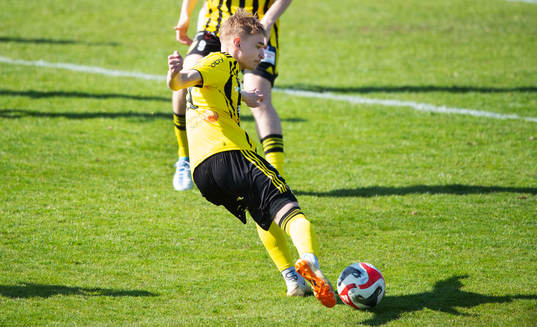 IFK Hässleholms Amir Ramanovski gör 2-0 i matchen i