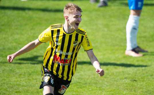 IFK Hässleholms inhoppare Amir Ramanovski har gjort 2-0