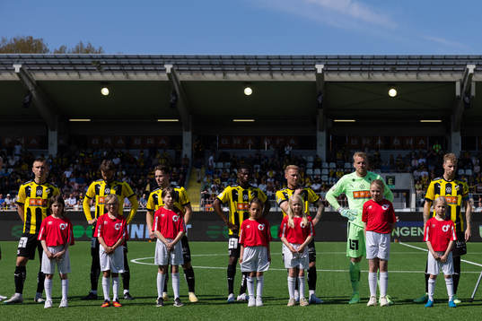 Häckens spelare på line up