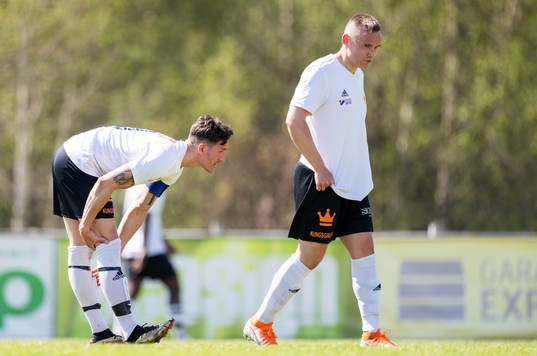 Växjö BKs Valentino Srpcanski och Johan Sand deppar