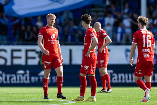 Sivert Heltne Nilsen of Brann looks dejected