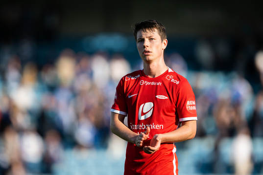 Mathias Rasmussen of Brann looks dejected