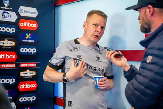 Stefan Billborn, head coach of Sarpsborg 08