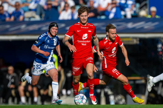 Ole Didrik Blomberg and Bård Finne of Brann