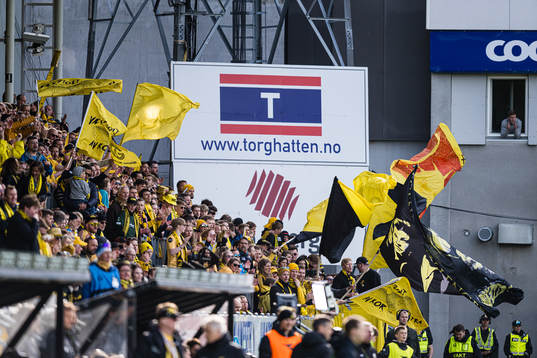 Spectators in the stands