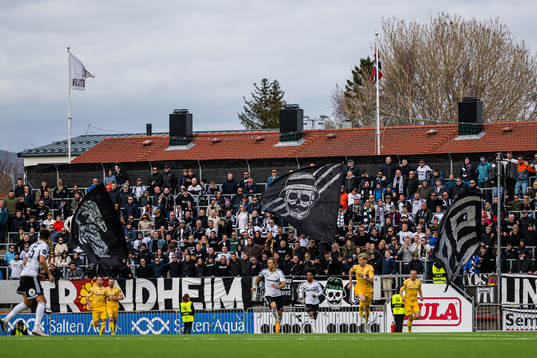 Spectators in the stands