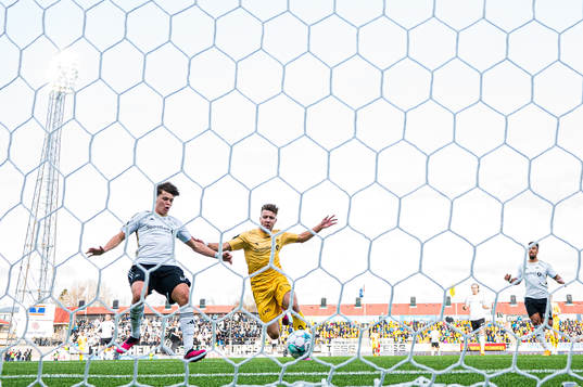 Sverre Halseth Nypan of Rosenborg scores the 1-1 goal