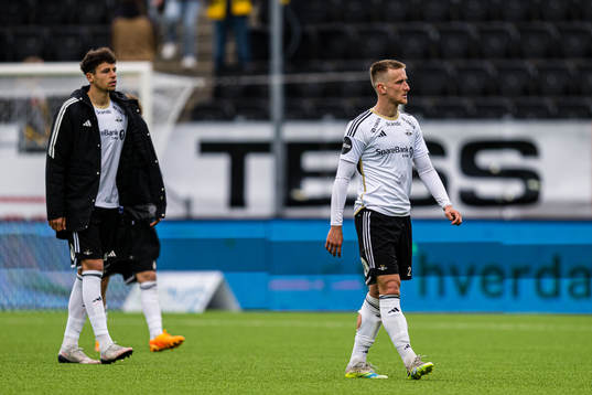 Erlend Dahl Reitan of Rosenborg looks dejected