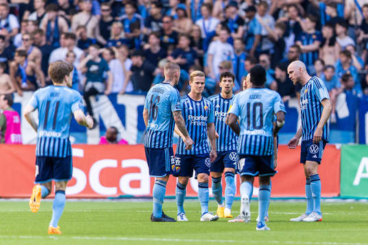 Djurgårdens spelare deppar