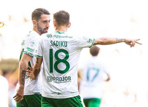 Hammarbys Nahir Besara och Loret Sadiku