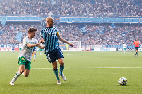 Hammarbys Joel Nilsson och Djurgårdens Marcus Danielson