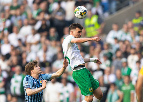 Djurgårdens Oliver Berg och Hammarbys Pavle Vagic