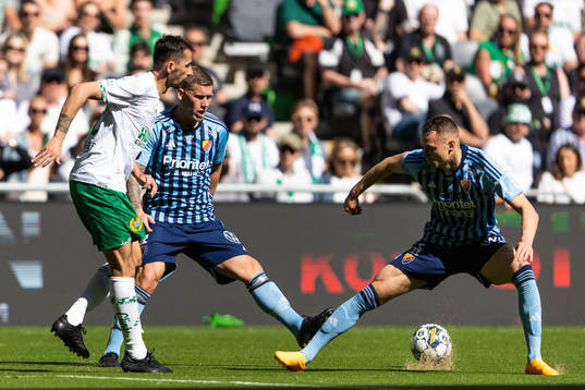 Hammarbys Loret Sadiku utmanar Djurgårdens Victor
