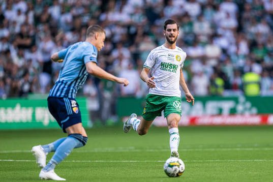 Djurgårdens Jesper Löfgren och Hammarbys Adi Nalic