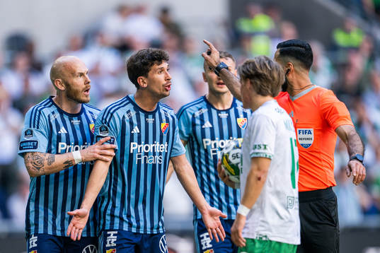 Djurgårdens Magnus Eriksson, Gustav Wikheim och Piotr