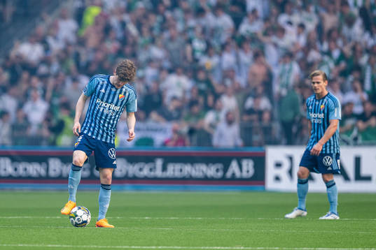 Djurgårdens Oliver Berg deppar