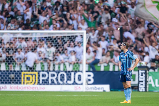 Djurgårdens Elias Andersson deppar