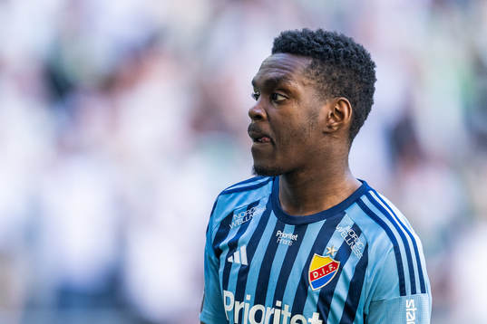 Djurgårdens Joel Asoro deppar