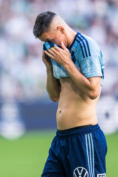 Djurgårdens Haris Radetinac deppar