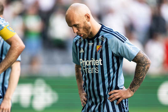 Djurgårdens Magnus Eriksson deppar