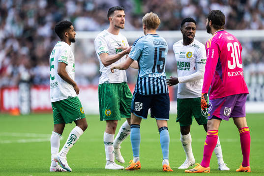 Hammarbys Tesfaldet Tekie, Pavle Vagic och Shaquille Pinas