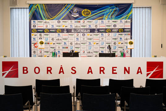 Mediarummet på Borås Arena