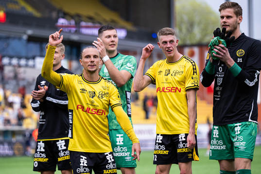 Elfsborgs Niklas Hult jublar