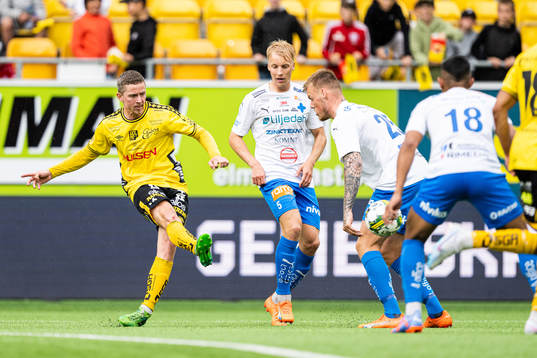 Elfsborgs Andre Ibsen Rømer och Värnamos Victor Larsson