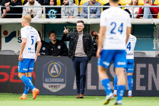 Värnamos tränare Kim Hellberg
