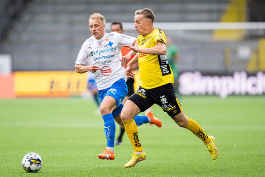 Elfsborgs Jeppe Møldrup Okkels och Värnamos Victor Larsson