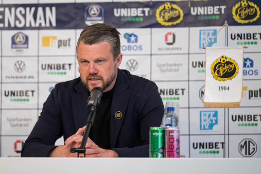 Elfsborgs manager Jimmy Thelin