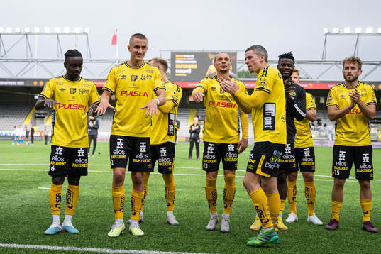 Elfsborgs spelare jublar