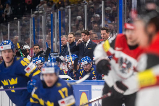Head coach Sam Hallam of Sweden