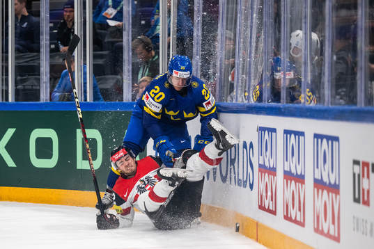 André Petersson of Sweden and Bernd Wolf of Austria
