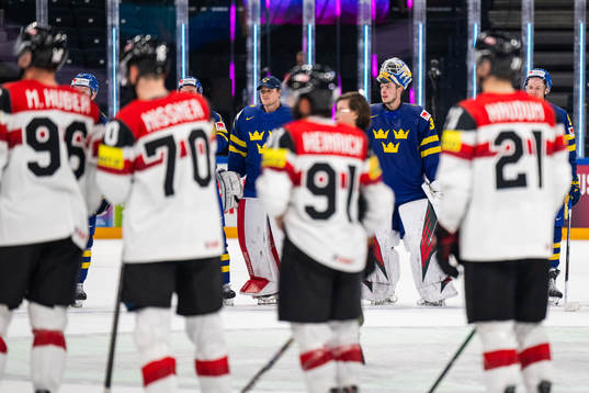 goaltender Jesper Wallstedt of Sweden