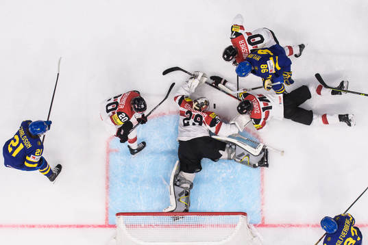 Leo Carlsson, Alexander Nylander and Jakob Silfverberg of