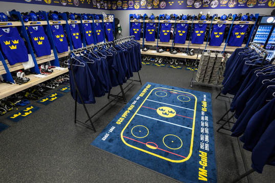 Jerseys of Lukas Bengtsson, Rasmus Sandin, Henrik