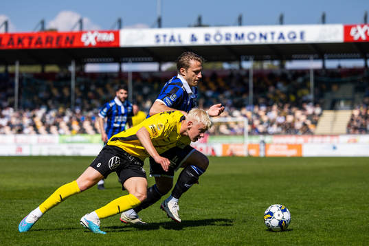 Mjällbys Otto Rosengren och Sirius Daniel Stensson