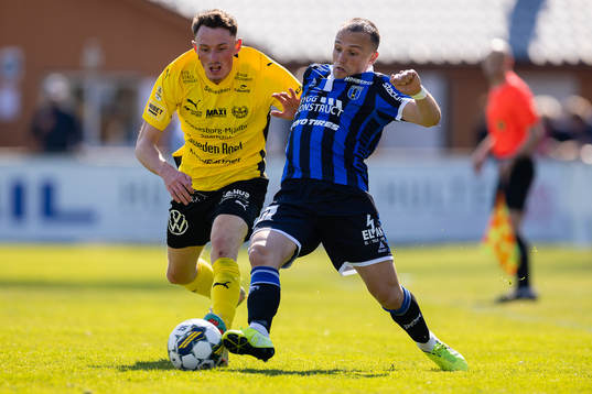 Mjällbys Noah Persson och Sirius Aron Bjarnason