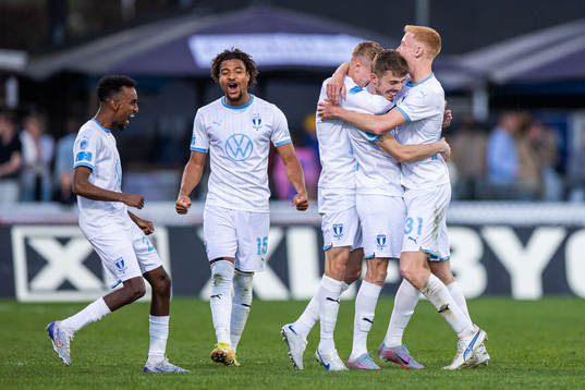 Malmö FFs Stefano Vecchia, Joseph Ceesay, Søren Rieks,
