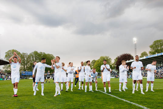 Malmö FFs spelare jublar