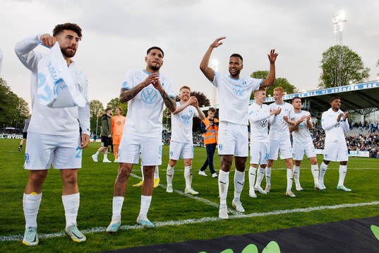 Malmö FFs spelare jublar