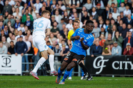 Malmö FFs Patriot Sejdiu gör 0-1