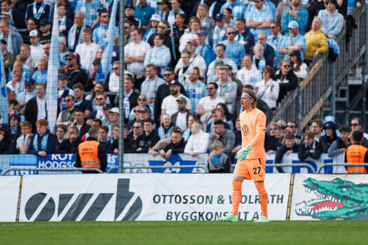 Malmö FFs målvakt Johan Dahlin