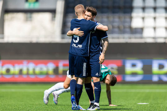Utsiktens Lucas Hedlund och Karl Bohm jublar